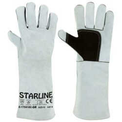 E-170418C-GR Deri Isıya Dayanıklı Eldiven